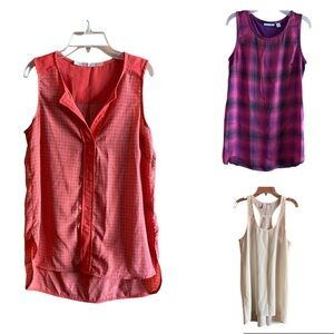 Nordstrom Gibson, Halogen, Abound Bundle - 3 Tunic Tank Tops Excellent Condition